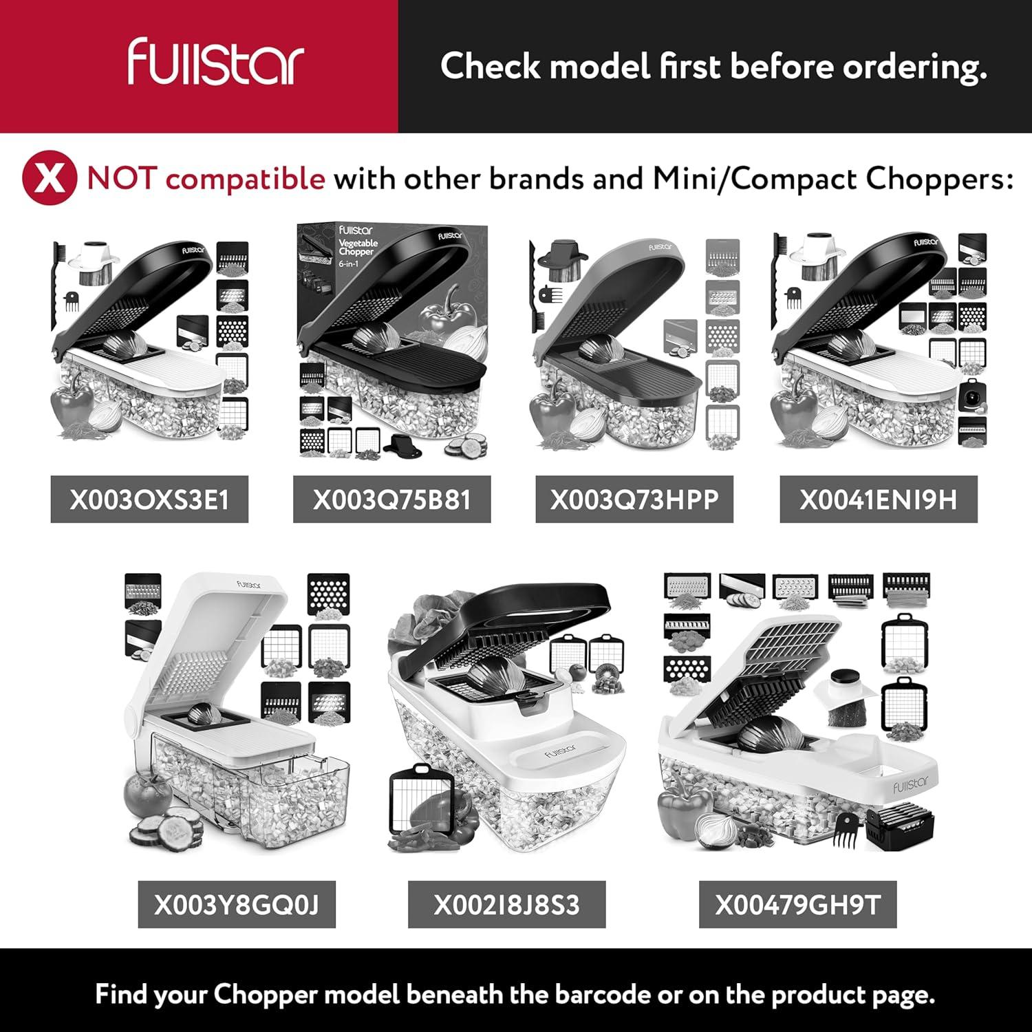 image:imageFullstar Blade Replacement Set Only Compatible with Select Fullstar Vegetable Chopper Models 2pc Insert Set for Large Dice Potatoes Apples amp Small Dice Onions Tomatoes 39 x 44 inches