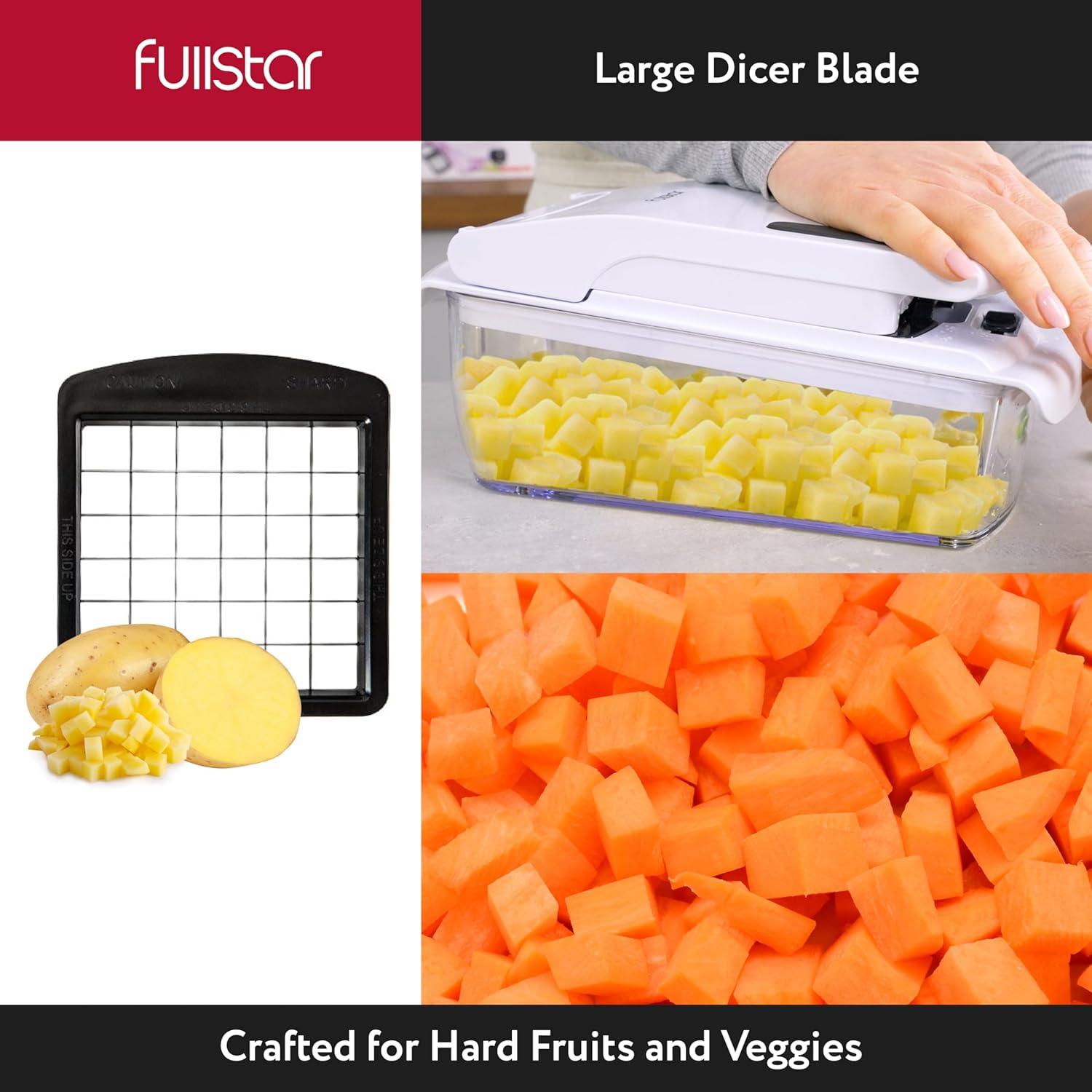image:imageFullstar Blade Replacement Set Only Compatible with Select Fullstar Vegetable Chopper Models 2pc Insert Set for Large Dice Potatoes Apples amp Small Dice Onions Tomatoes 39 x 44 inches
