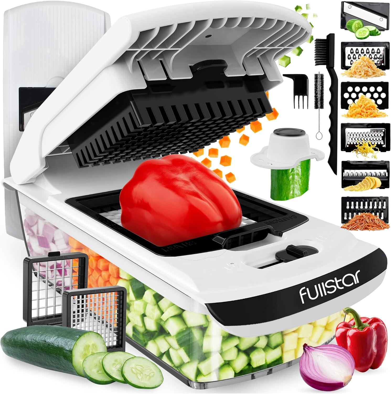 image:imageFullstar The Original Pro Chopper Vegetable Chopper and Dicer Food Chopper with Container Fruit Cutter Kitchen Gadgets amp Gifts Home Essentials 2 in 1 BlackWhite