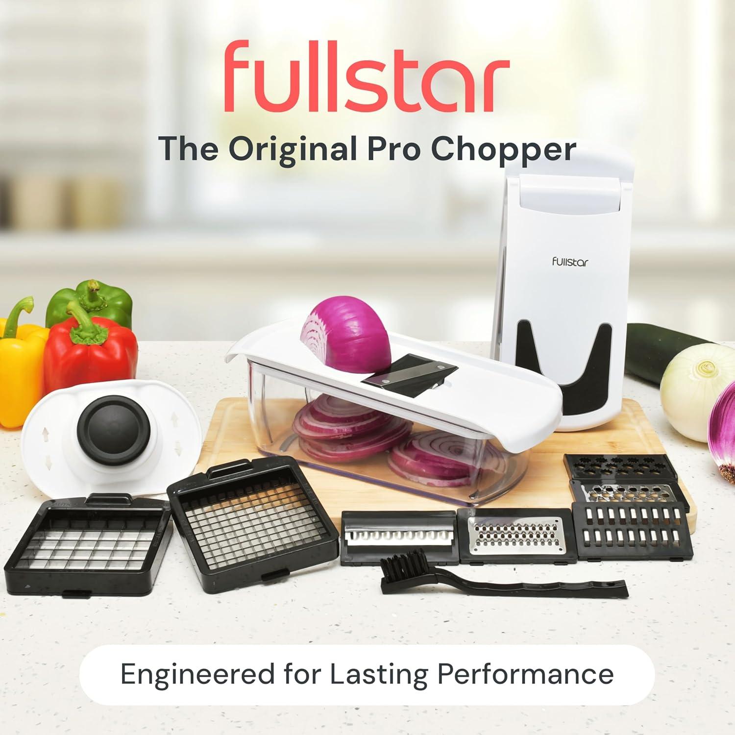 image:imageFullstar The Original Pro Chopper Vegetable Chopper and Dicer Food Chopper with Container Fruit Cutter Kitchen Gadgets amp Gifts Home Essentials 2 in 1 BlackWhite