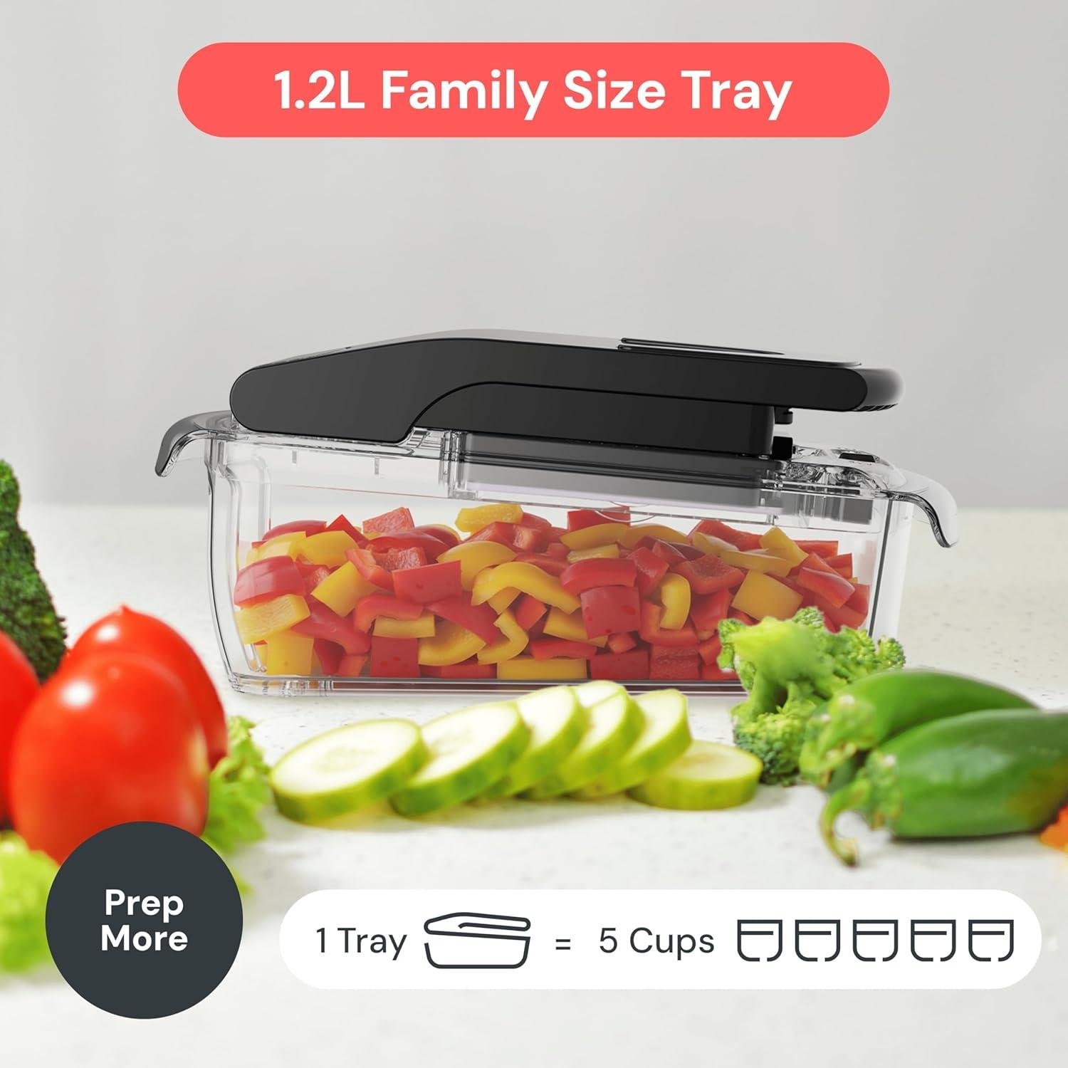 image:imageFullstar The Original Pro Chopper Vegetable Chopper and Dicer Food Chopper with Container Fruit Cutter Kitchen Gadgets amp Gifts Home Essentials 2 in 1 WhiteClear