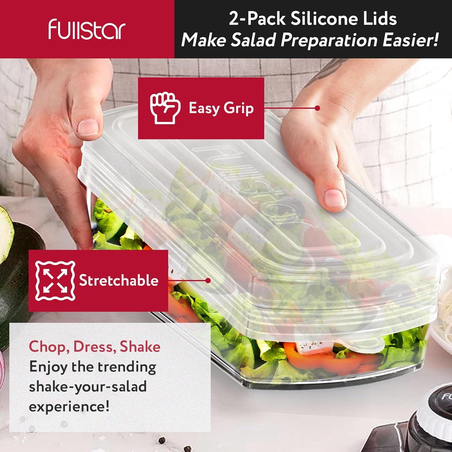 image:imagefullstar Bundle Chopper And 2 Piece Silicone Lids