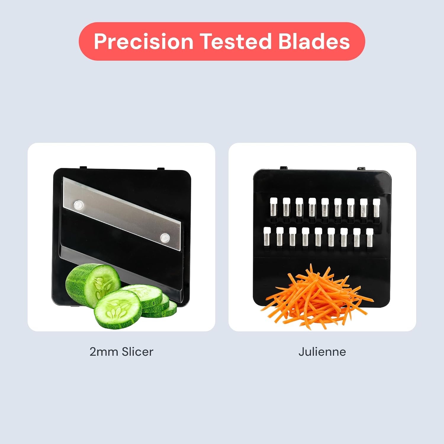 image:imageFullstar Essential Mandoline Slicer for Kitchen SpaceSaving 4in1 Fruit Cutter Cucumber Slicer Julienne Peeler Cheese GraterBlack