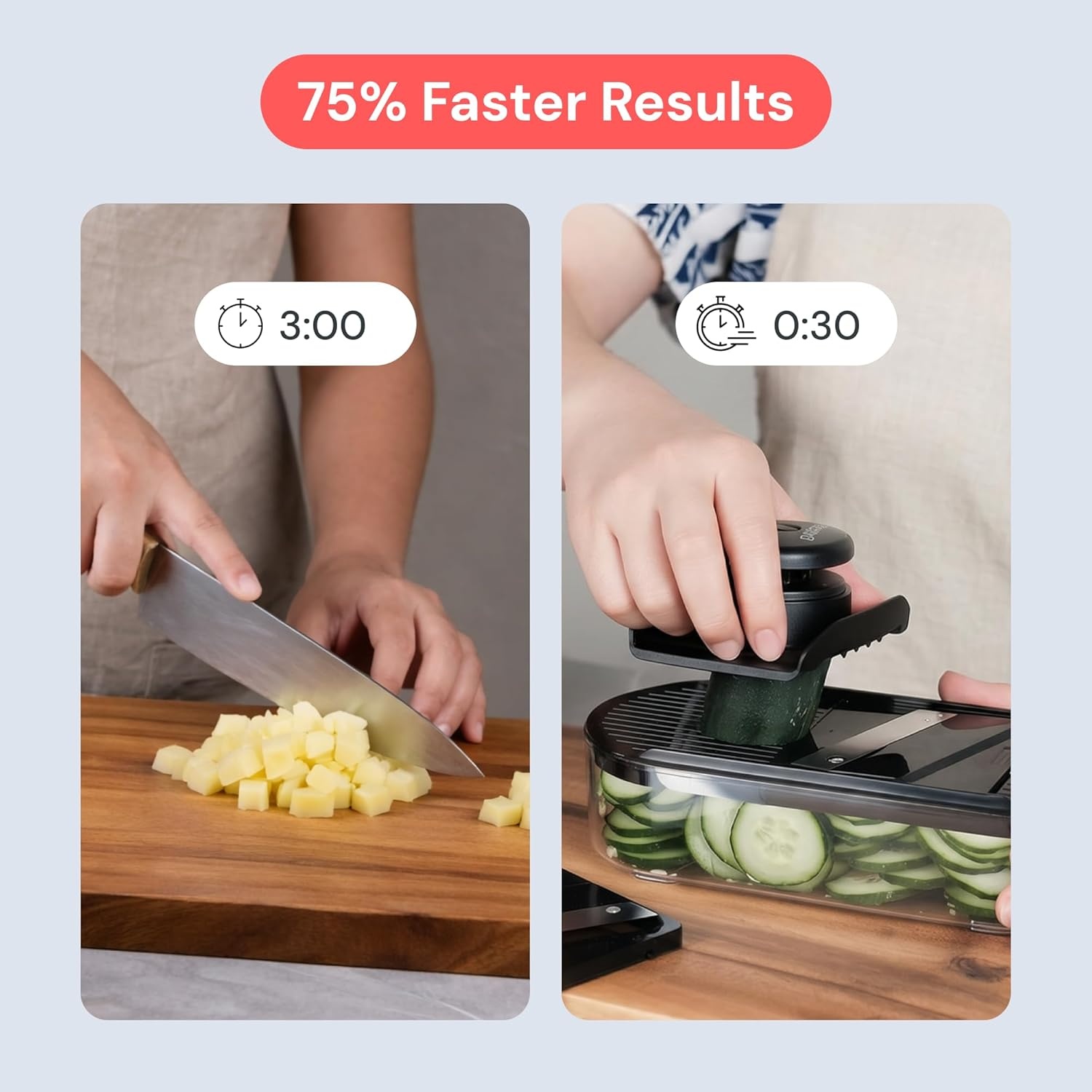 image:imageFullstar Essential Mandoline Slicer for Kitchen SpaceSaving 4in1 Fruit Cutter Cucumber Slicer Julienne Peeler Cheese GraterBlack